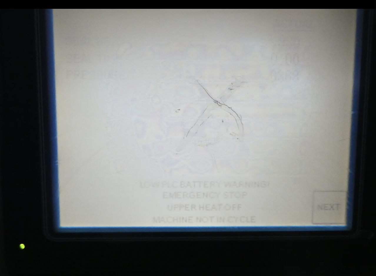 Used Sencorp White Blister Pack MD 2420 Tray Sealer