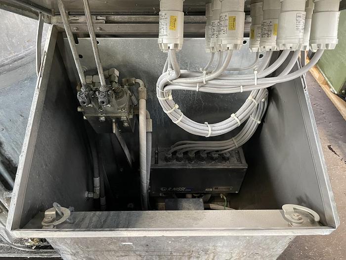 Used 250 LITER MISCHTECHNIK HOFFMAN PLANETARY MIXER WITH DISCHARGE RAM - S/S - JACKETED