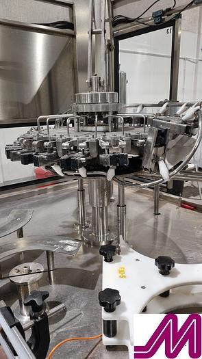 Used 2019 Cleanpack ISOMEC 16 16 1AV 1 CW Monobloc Rotary Glass Bottle Filler