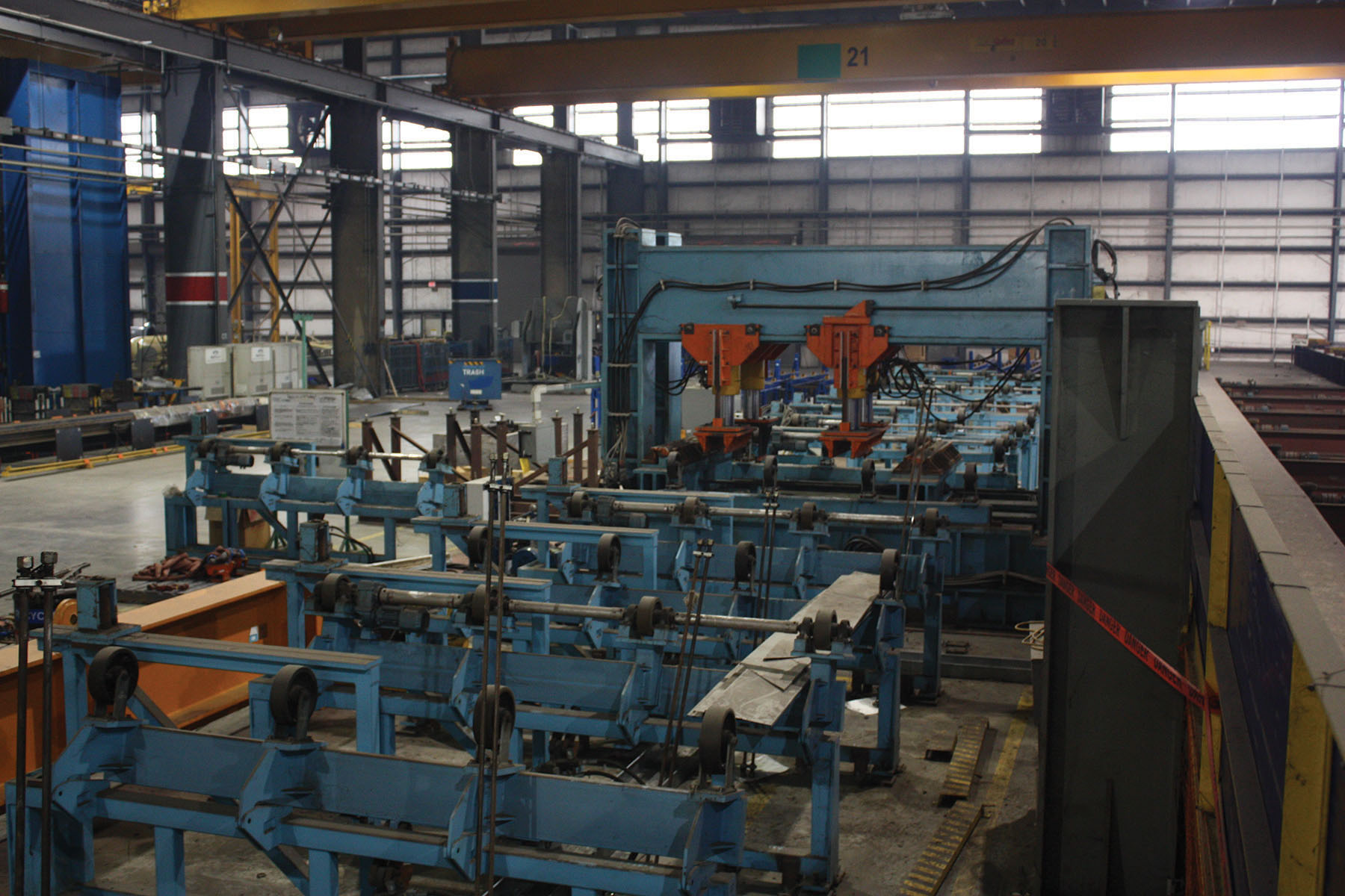 Used 320 Ton Easom / Enerpac  Hyd. Straightening / Dishing / Panel Press