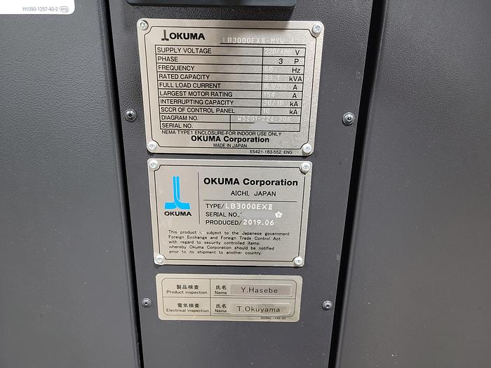Used 2019 OKUMA LB3000EX-II/450MYW