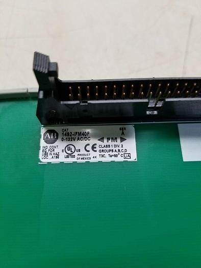 Used ALLEN BRADLEY 1492-IFM40F INTERFACE MODULE 0-132V SER A