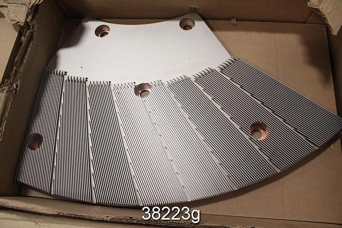 Unused Beloit DD4000 46" Refiner Plate Set, 4 Positions, 6 Segments Each #38223