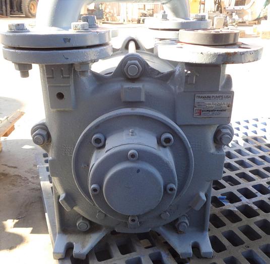 Used Pump, Vacuum, 15 HP, Liquid Ring, Travaini, 2" In/Out #S743030