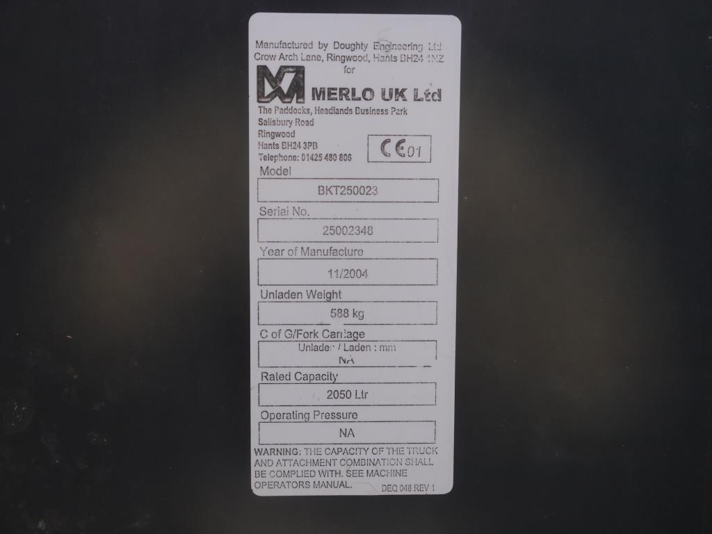 Used Merlo Bucket