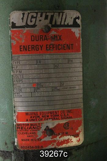 Used Lightnin XJ-117 Side Mount Agitator #39267