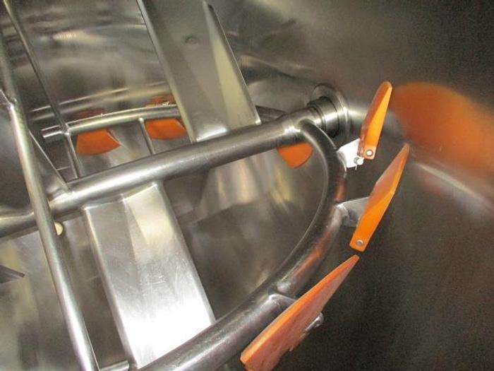 Used JC Pardo/Cleveland Cook Chill Horizontal Agitator Mixer Kettles; Md#HAMKDL; 400G & 300G
