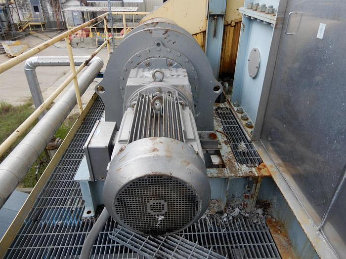 Used FKC TWIN SCREW PRESS MODEL FKC RST-HCW 775 X 3600L MFG. 2008