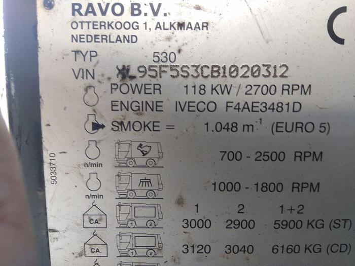 Gebruikt 2011 Ravo 530 ST