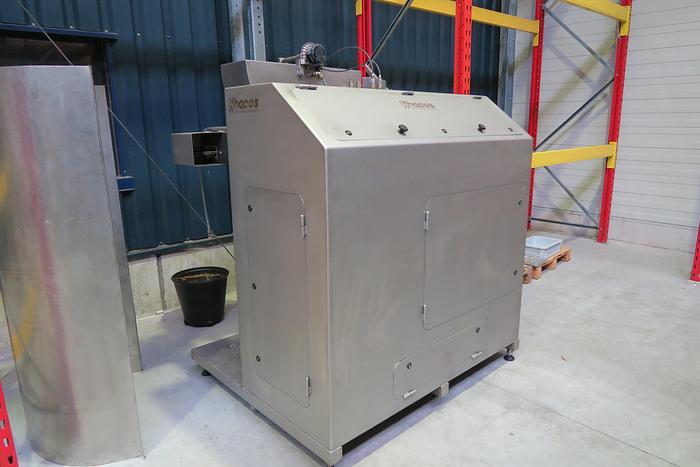 Used Hacos Depositor for chocolate or cream centres