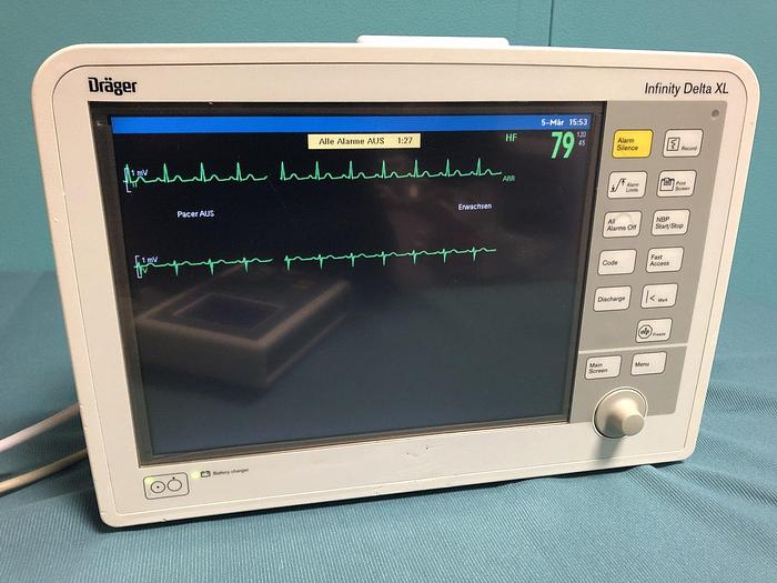 D'occasion Dräger Infinity Delta XL Patientenmonitor mit Zubehöre