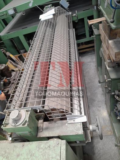 Usado 2000 Talleres March SL Línea de prensado para recubrimiento de tableros enchapados