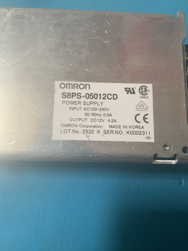Used omron power supply s8ps-05012cd