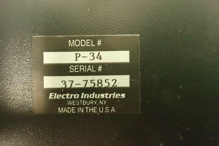 Used Electro Industries Model P-34 Power Meter Display Module