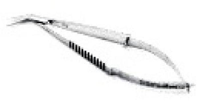 Used Ophthalmic Scissor Corneal Castroviejo Angular Jaw 95mm Codman 54-6572