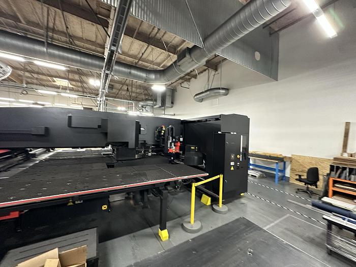 Used 2013  Amada  Acies 2515T Punch/CO2 LASER WITH TOOL LOADER, TOOLING, SPINDLE