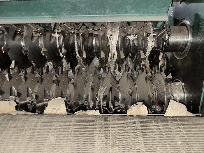 Used BloApCo 3F6-3058_BA Infeed Shredder with Box Crusher