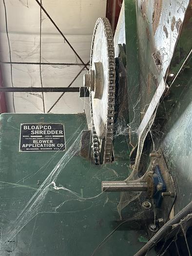 Used BloApCo 3F6-3058_BA Infeed Shredder with Box Crusher