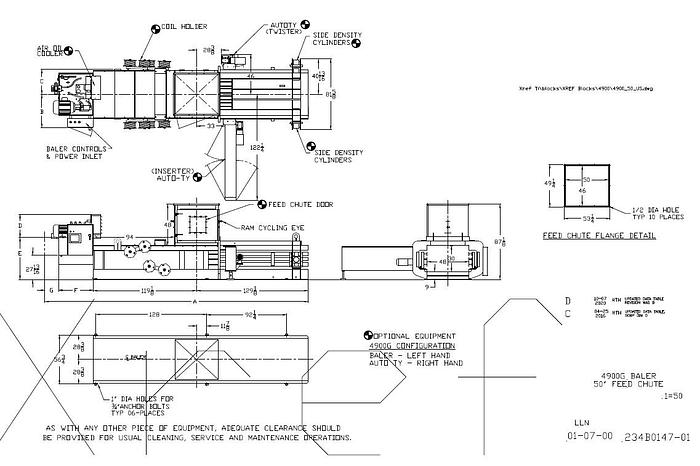 Refurbished Balemaster 4925G-8 Auto-Tie Baler **RECONDITIONED**