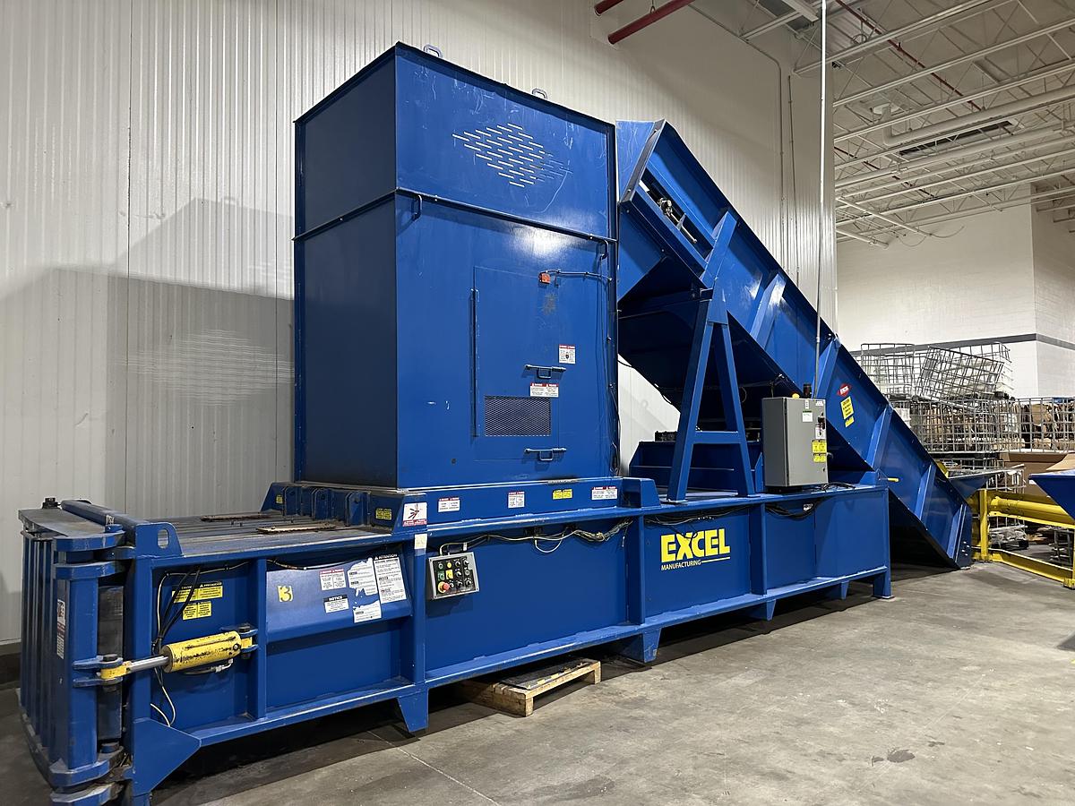 Used Excel EX63F Full Eject Closed Door Baler