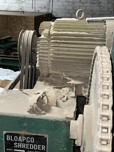 Used BloApCo 3F6-3058_BA Infeed Shredder with Box Crusher