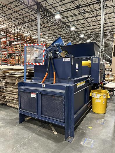 Used MaxPak HCE 60 FE - 8 Full Eject Closed Door Baler with 48" Infeed Conveyor