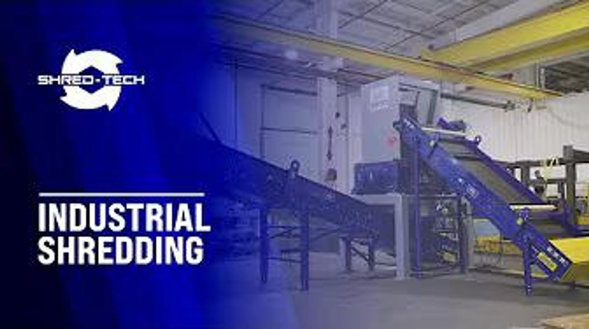 2026 Shred-Tech ST-400E Industrial Shredder