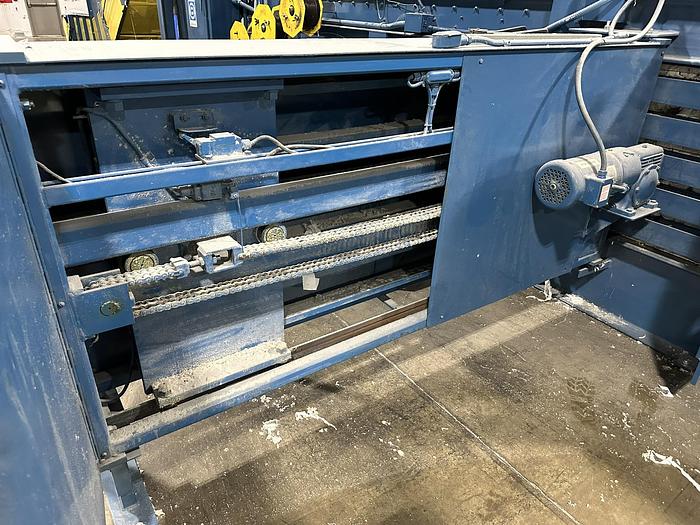Used Balemaster EO-2773 Auto-Tie Baler & 48" Karl Schmidt above ground Infeed Conveyor