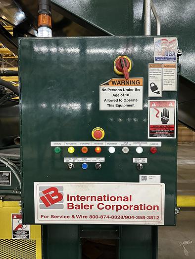 Refurbished 2016 International Baler Corporation NA-1295-48 Closed Door Baler