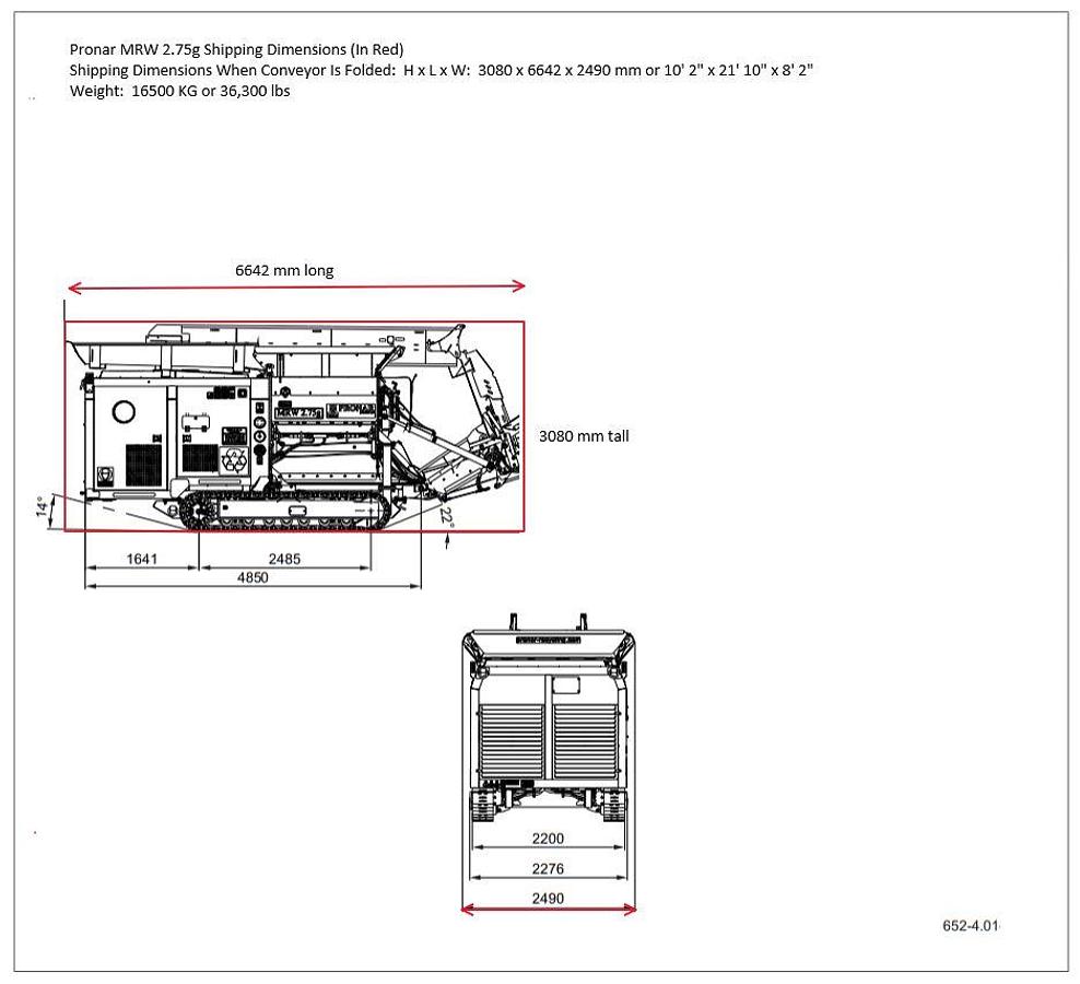 2026 Pronar MRW 2.75g Slow-Speed Shredder