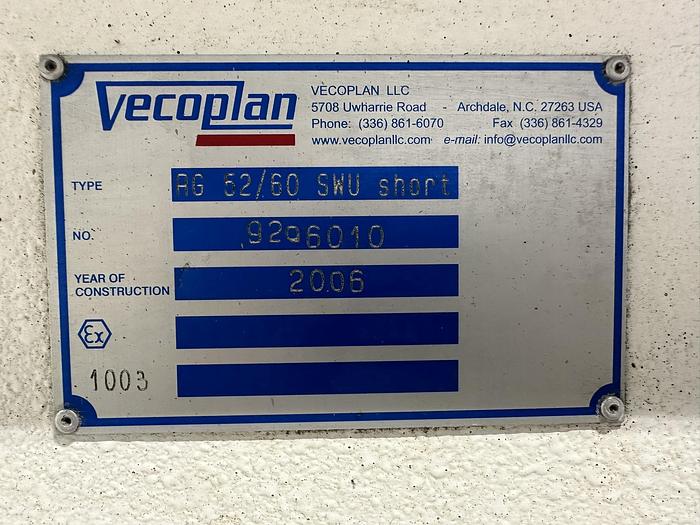 Used 2006 VecoPlan RG 52/60 SWU Short Single Shaft Shredder