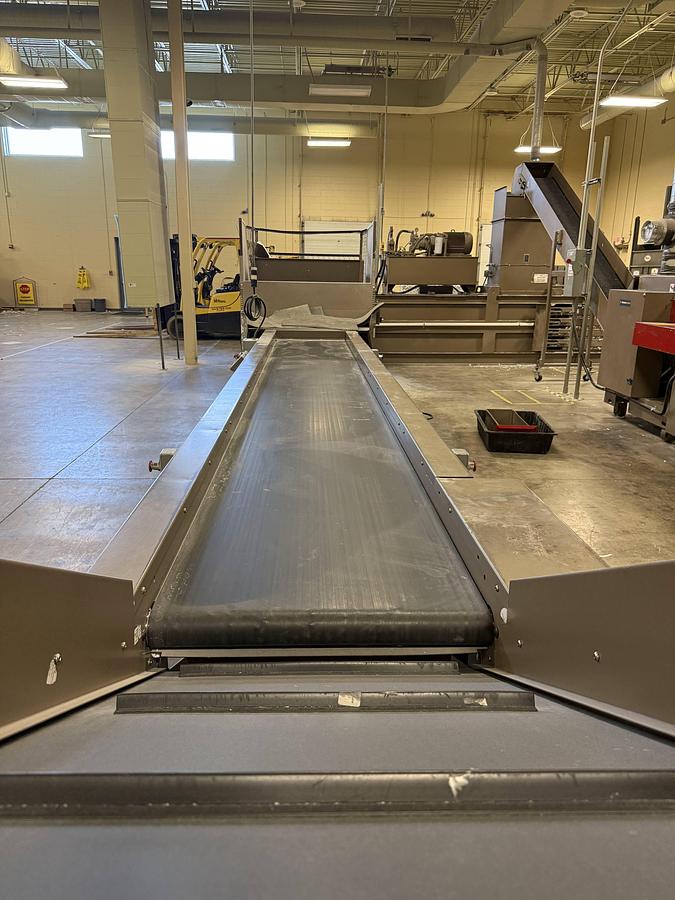 Used Allegheny HLS-84848 Tipper with Sorting Conveyor