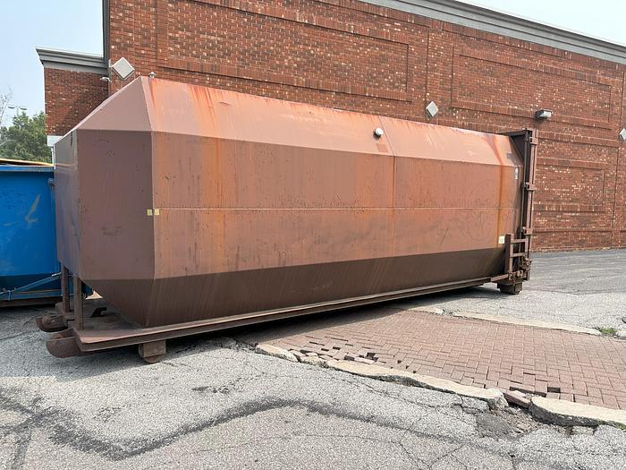 Refurbished Wastequip 245HD Stationary Compactor with 40 Yard Receiver Box