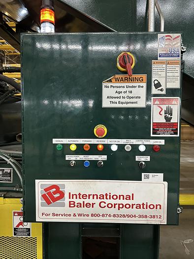 Refurbished 2016 International Baler Corporation NA-1295-48 Closed Door Baler