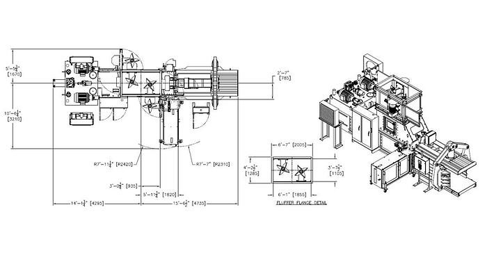 Refurbished American 8043 10-150F Auto-Tie Baler  **RECONDITIONED**