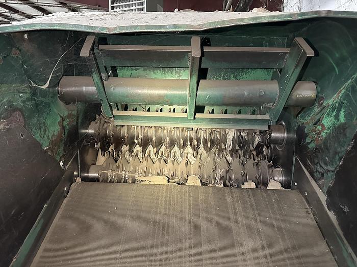 Used BloApCo 3F6-3058_BA Infeed Shredder with Box Crusher