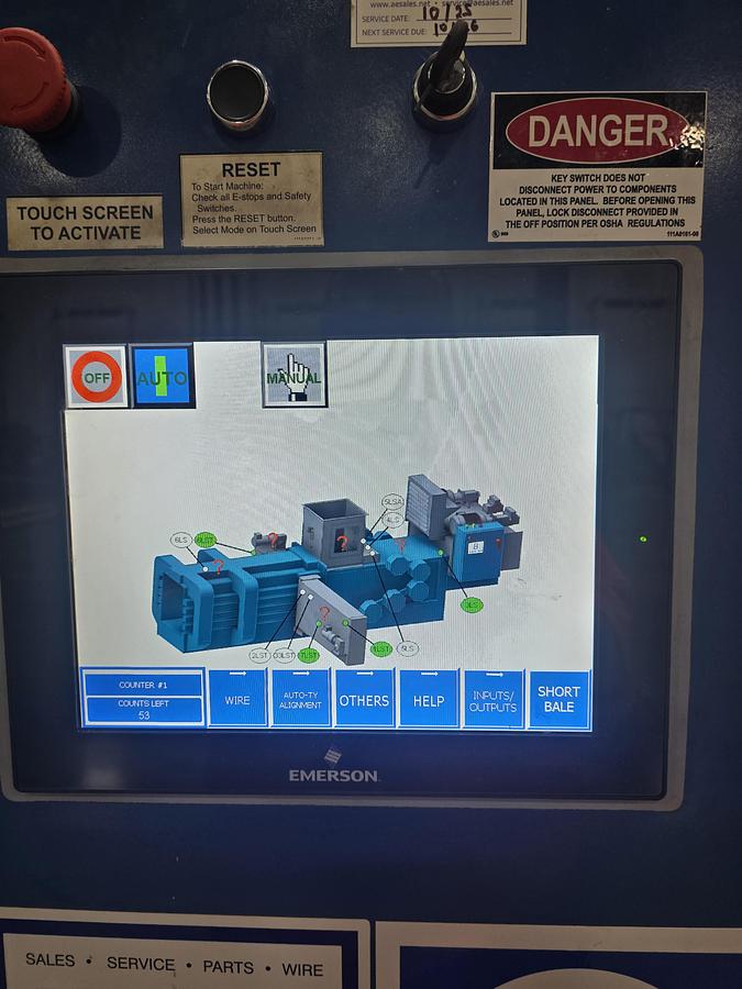 Refurbished Balemaster EO-2520 Auto-Tie Baler