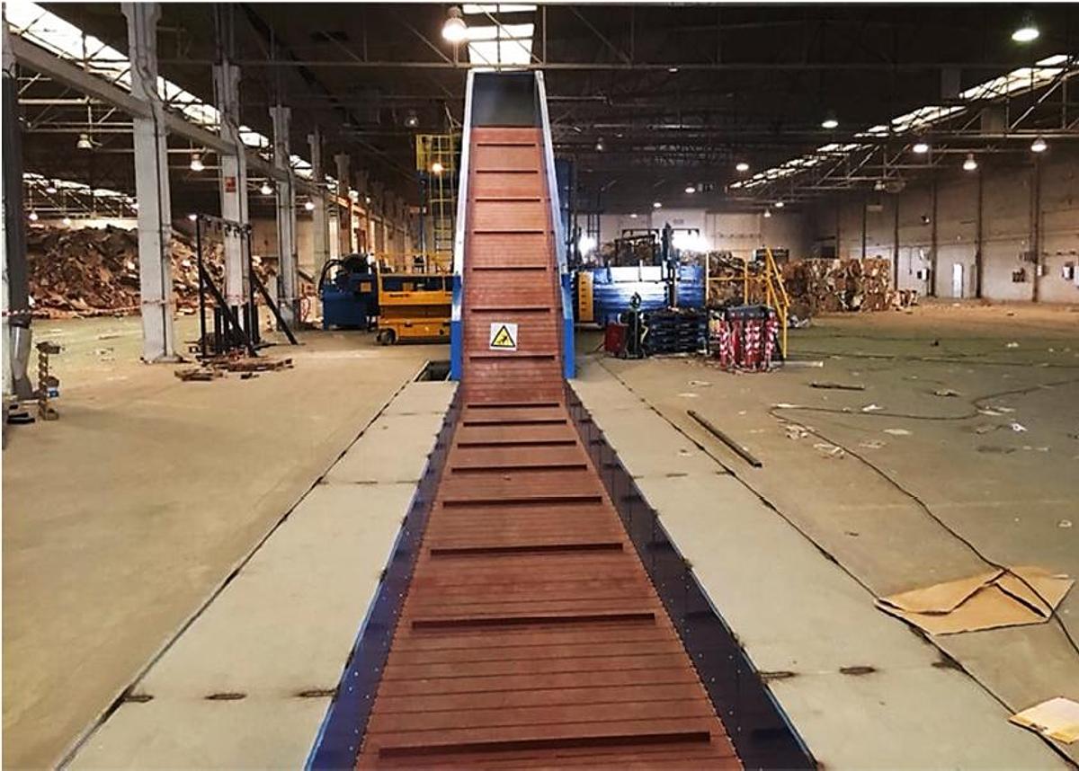 2026 IMABE TMT-2000 Steel Slated Infeed Conveyor