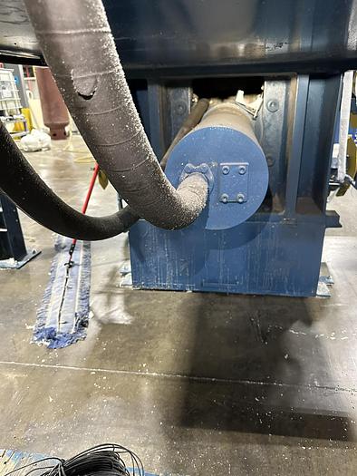 Used Balemaster EO-2773 Auto-Tie Baler & 48" Karl Schmidt above ground Infeed Conveyor