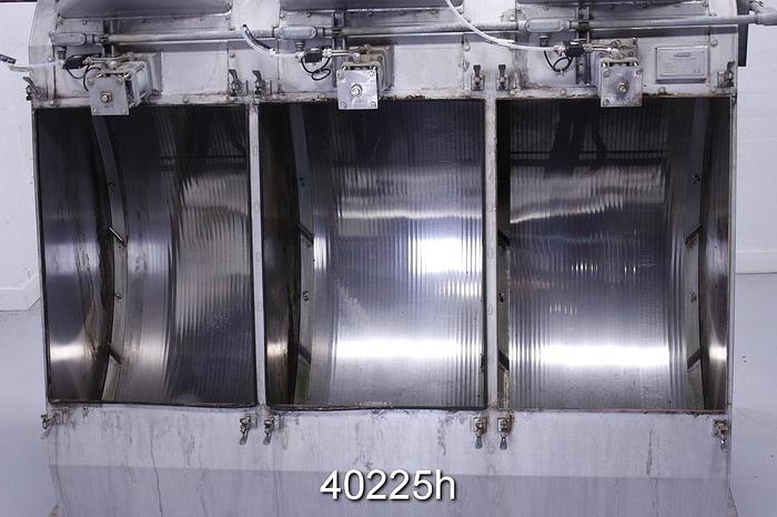 Used Ahlstrom Micra-Screen Triple Bank DSM, Stainless Steel #40225