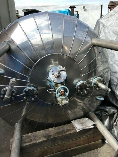 Used Pfaudler 1000 Gallon Glass Lined Jacketed Reactor 100 PSI / FV Internal & Jacket