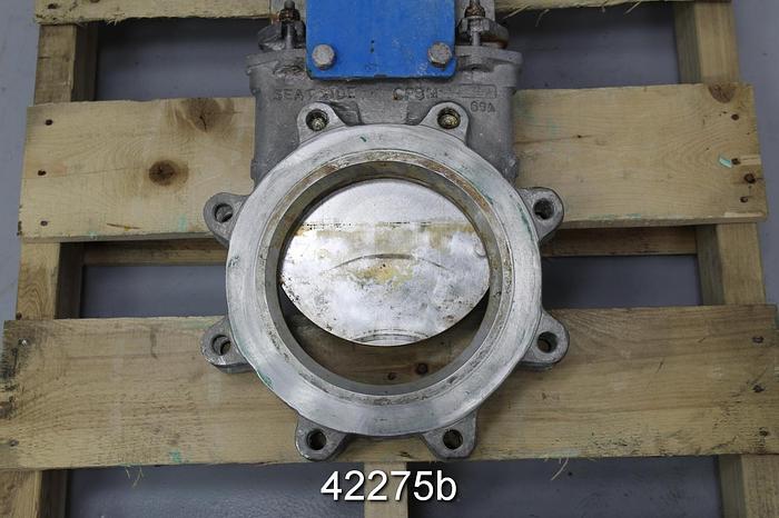 Used Orbinox 8" Hand Operated Knife Gate Valve #42275