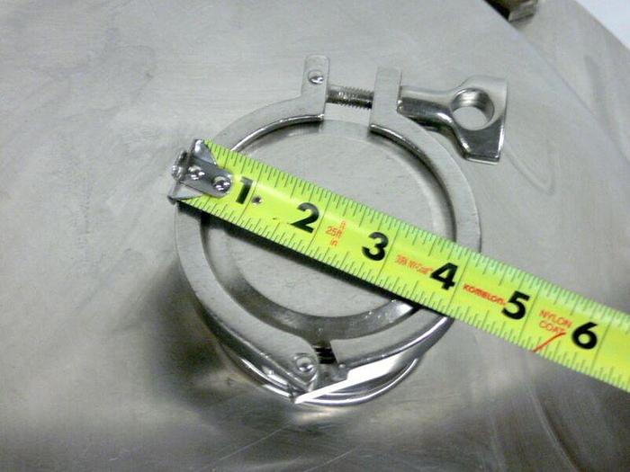 Used Precision 500 Liter 316L Stainless Steel Reactor / Pressure Vessel Rated 60 PSI