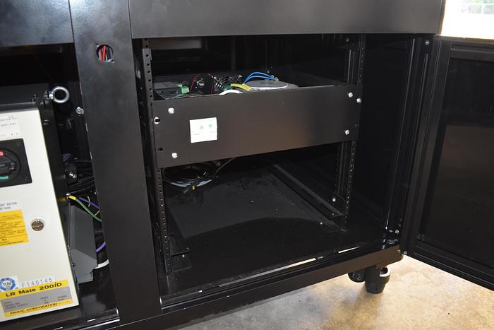 Refurbished FANUC LR Mate 200id Industrial Robot with R30ib controller - Custom Cell, Rotary Table