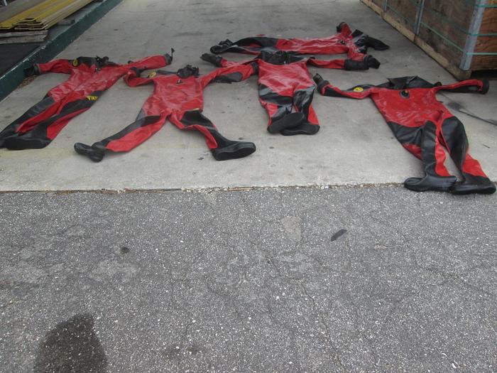 Used 5 Viking Pro 1000 Rubber Drysuits