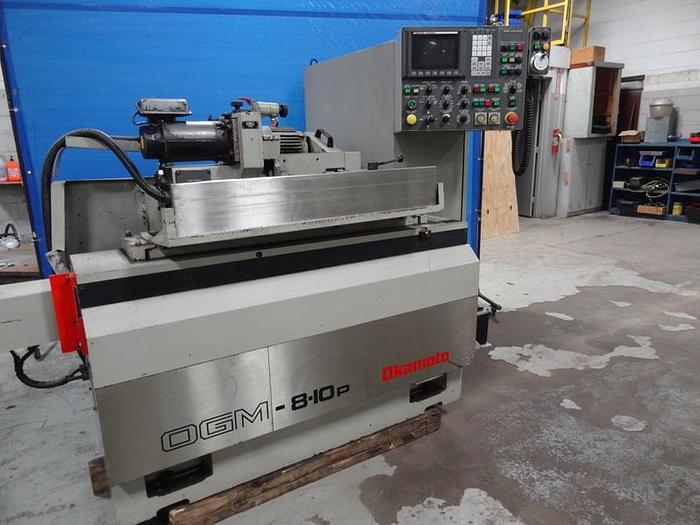 Used OKAMOTO OGM 8-10P PLAIN PROGRAMMABLE CYLINDRICAL GRINDER