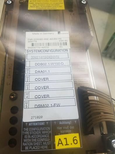 Used Rexroth Indramat DDS02.1-W150-D UPS RED SAME DAY SHIPPING!