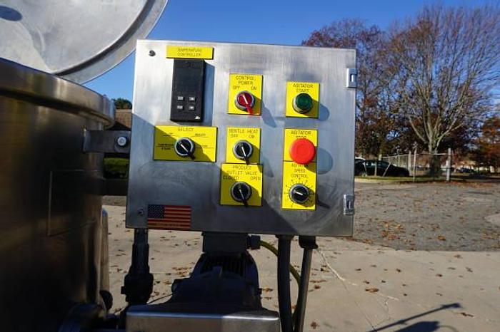 Used JC PARDO 100 GAL HORIZONTAL MIX & SCRAPE STEAM KETTLE #690C 100 GAL. HORIZONTAL MIX only @ AMERICA'S STEAM KETTLE HEADQUARTERS !