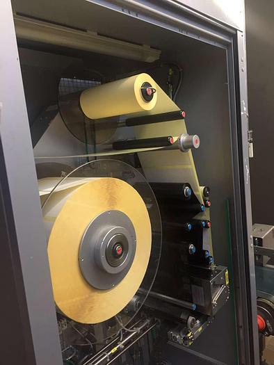 Used 2012 Haftetikettendrucker und -spender Logopak 920 III TE