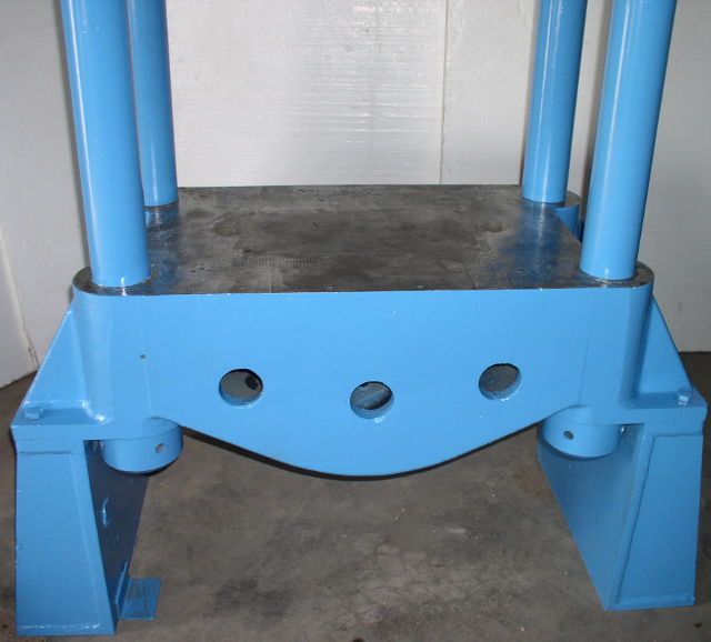 Used 200 Ton Elmes Hydraulic Press; Down-Acting; 4 Post;